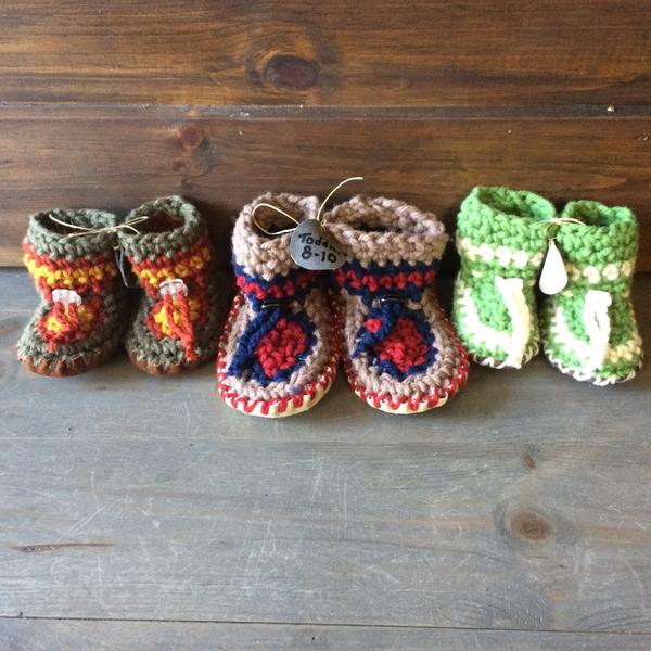 HIPPERS crochet slippers (0 to 6 months)