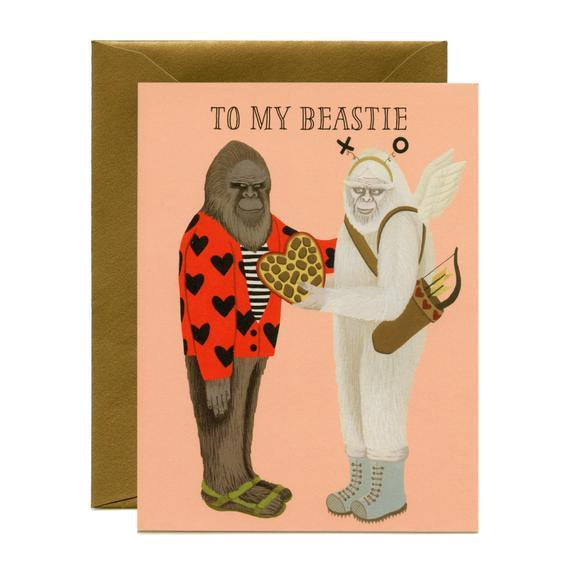 To My Beastie Valentine's Day Card