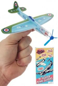 Retro Plane Gliders (Pack of 4)
