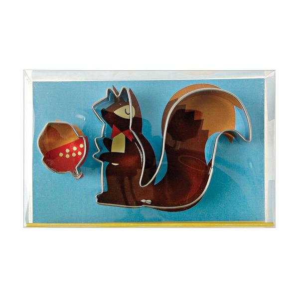 Squirrel and Nut Cookie Cutters