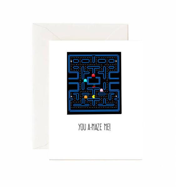 You A-Maze Me! Pac-man Card